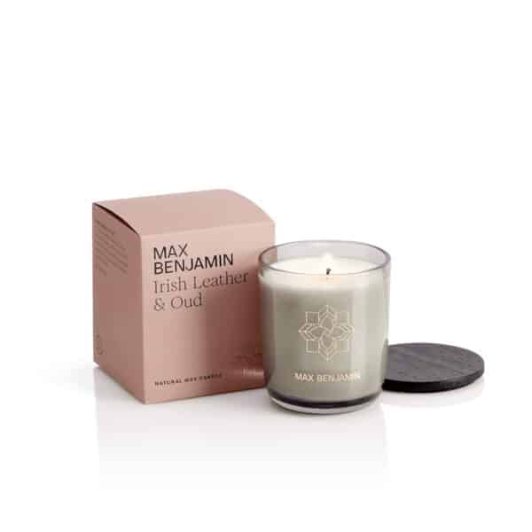 Max Benjamin Candle - Irish Leather & Oud