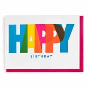 Happy Birthday Card by Pressink