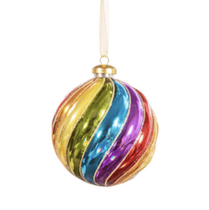 Rainbow Spiral Bauble