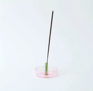 Incense Holder - Pink/Green