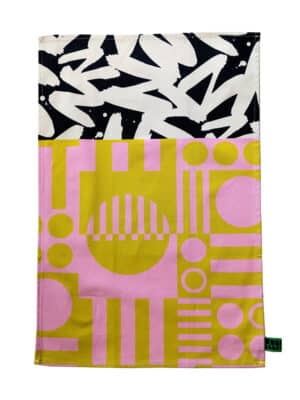 Irregular Sleep Pattern Tea Towel - Wasabi