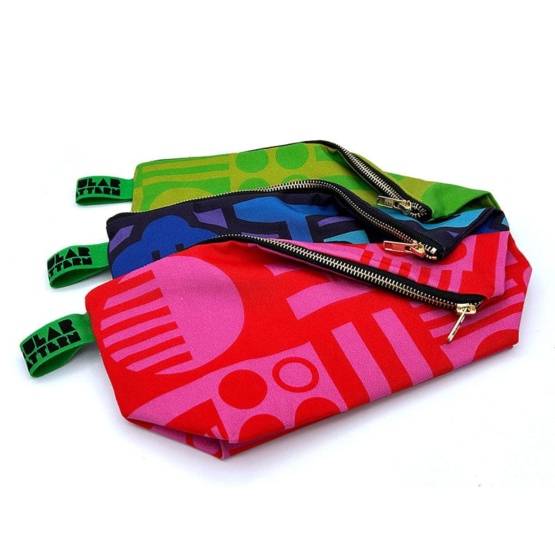 Irregular Sleep Pattern Geometric Wash Bag - Celeste - Image 2