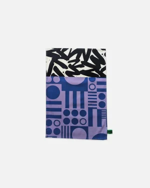 Irregular Sleep Pattern Tea Towel - Blueberry