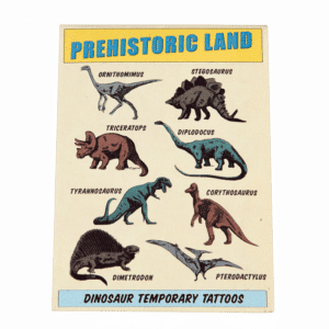 Prehistoric Land Temporary Tattoos