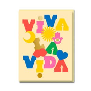 Vida La Vida Greetings Card