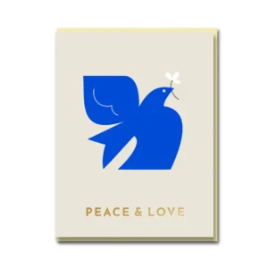 Peace & Love Greetings Card