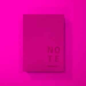 Blank Canvas Notepad - Fuschia