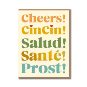 Cheers Greetings Card