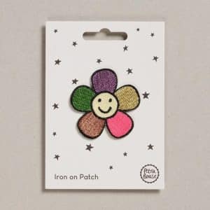 Iron on Patch - Happy Flower