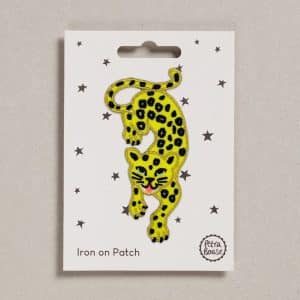 Iron on Patch - Leaping Leopard