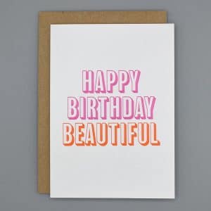 Happy Birthday Beautiful - Little Paper Soul