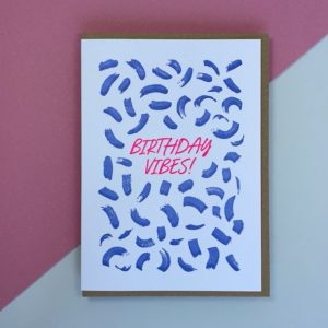 Birthday Vibes (Blue/Pink) - Little Paper Soul