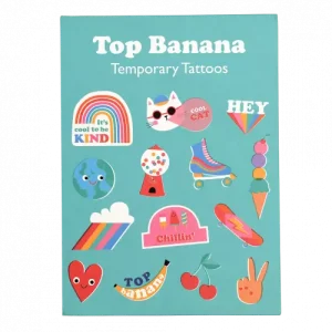 Top Banana Temporary Tattoos