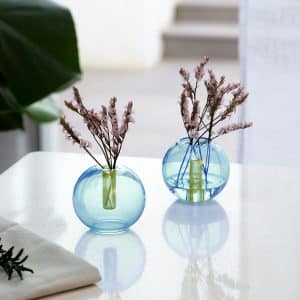 Mini Bubble Vase - Blue/Yellow