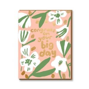 Big Day Congrats Greetings Card