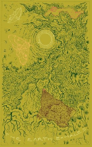 Georg Wilson - 'The Earth Exhales' Tea Towel