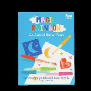 Magic Rainbow Coloured Blow Pens