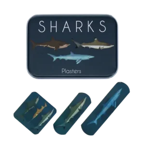 Children's Plasters in a Tin - Sharks