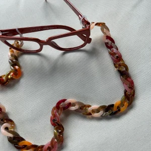 Chunky Eyewear Chain - Ochre Mix